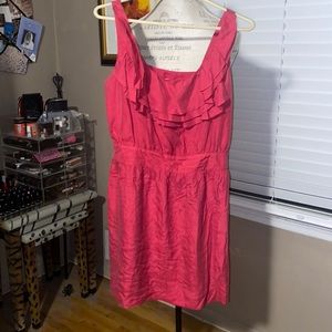 Ann Taylor LOFT Hot Pink Dress - 4